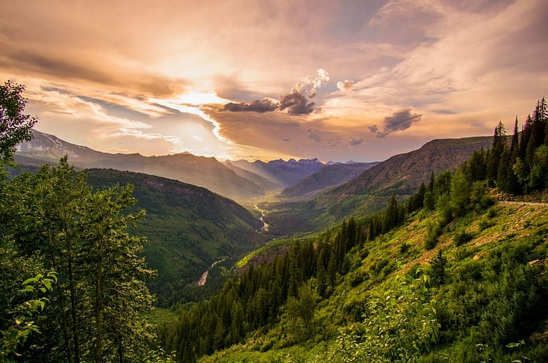 Going to the Sun Road in Glacier Park